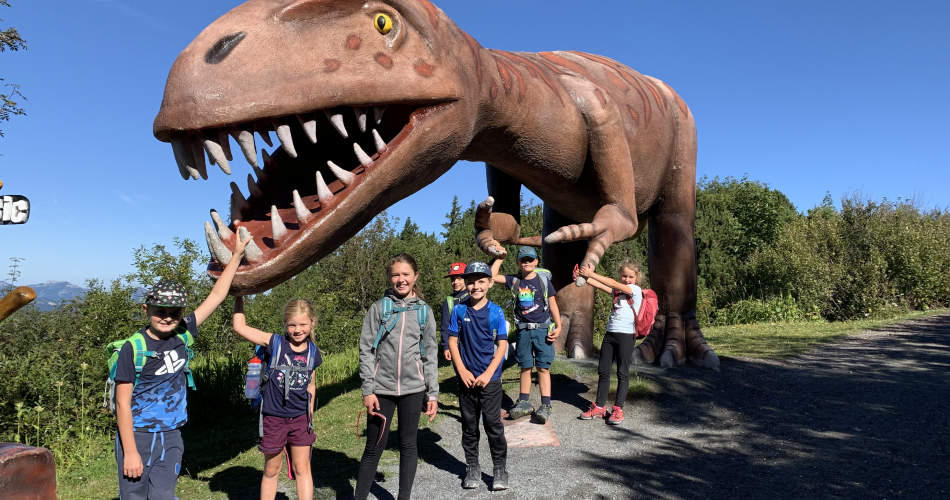 Wandertag zum Triassicpark in Waidring