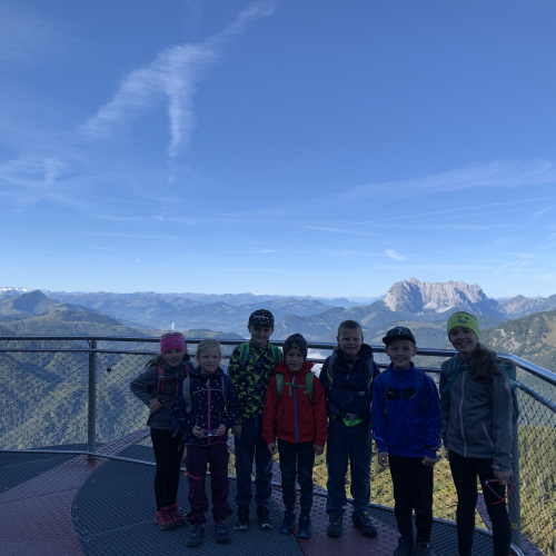 Wandertag zum Triassicpark in Waidring