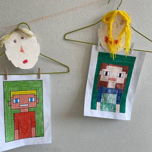 Portrait a la Minecraft
