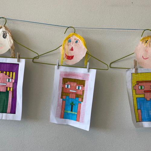 Portrait a la Minecraft