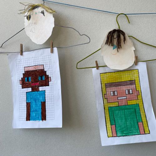 Portrait a la Minecraft