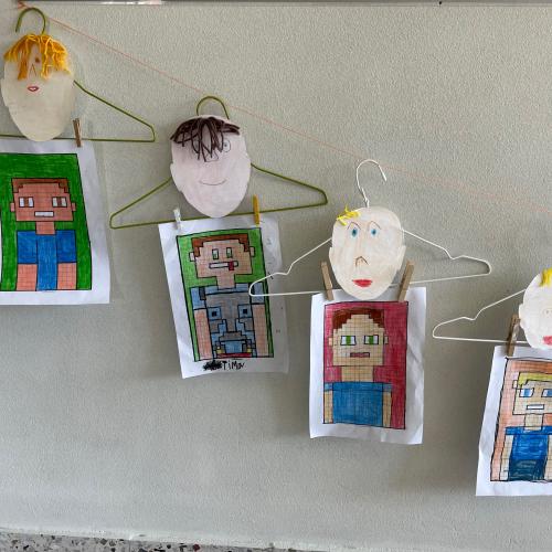 Portrait a la Minecraft