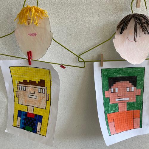 Portrait a la Minecraft
