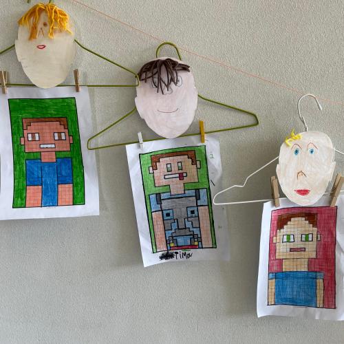 Portrait a la Minecraft